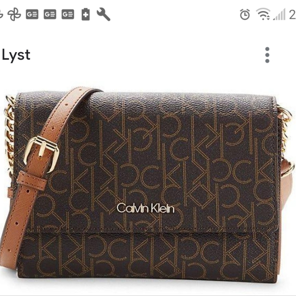 Calvin Klein crossbody purse